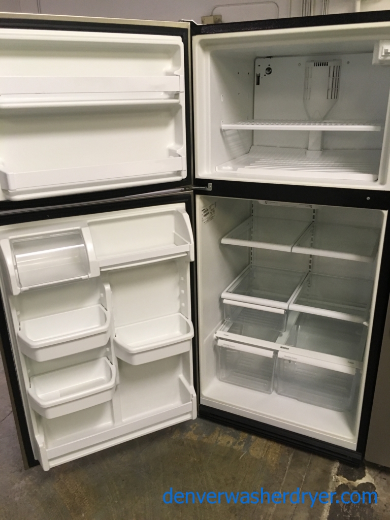 Cool Kenmore Top-Mount Stainless Refrigerator, Minor Dents, 18 Cu. Ft., 1-Year Warranty!