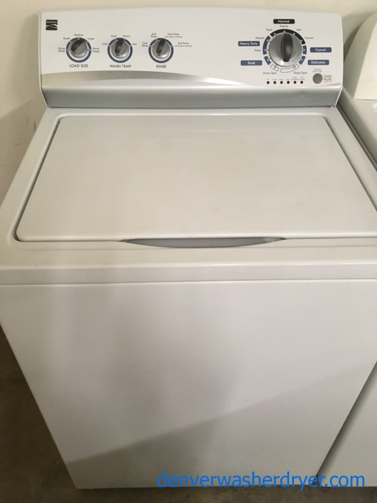 Kenmore Top-Load Washing Machine, Full-Sized, w/Agitator, 1-Year Warranty!