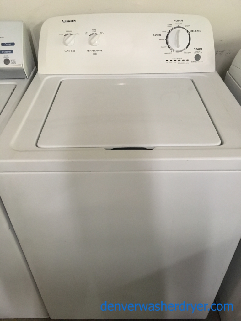 Adorable Admiral (Maytag) Washing Machine, Top-Load, Full-Sized, Good Working, 1-Year Warranty!
