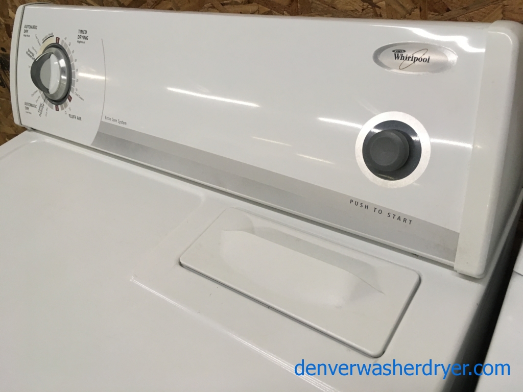 29″ Quality Refurbished Whirlpool Electric Dryer, 1-Year Warranty