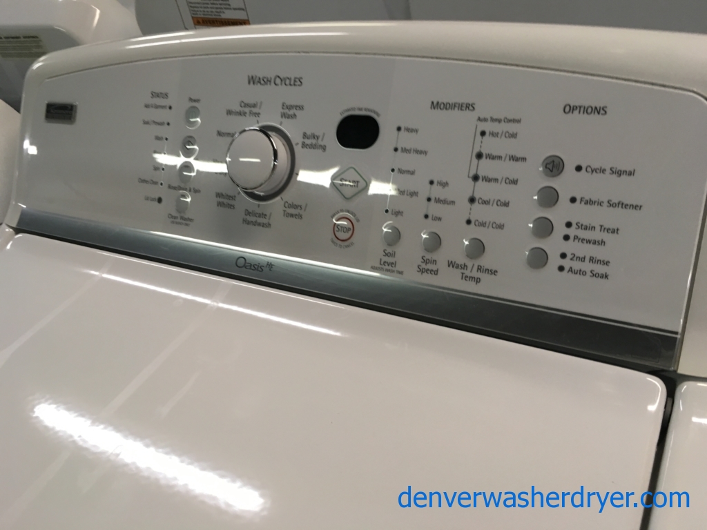 Large Images for Quality Refurbished Kenmore Elite OasisSeries HE Top