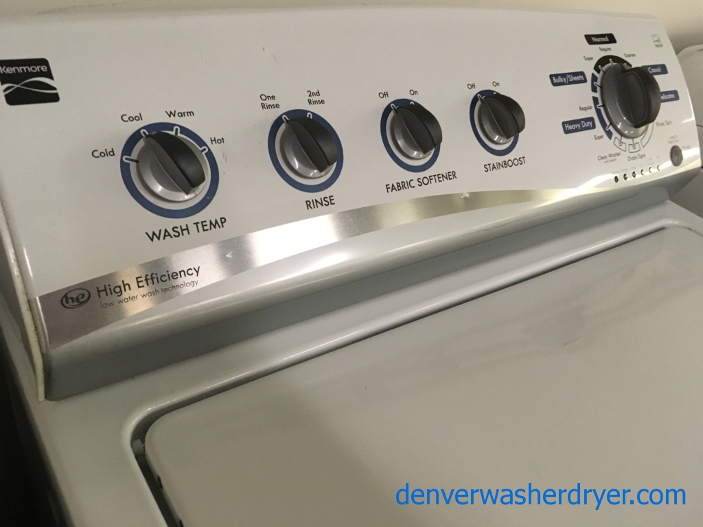 Quality Refurbished Kenmore HE Top-Load Washer, 1-Year Warranty