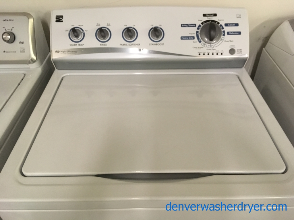 Quality Refurbished Kenmore HE Top-Load Washer, 1-Year Warranty