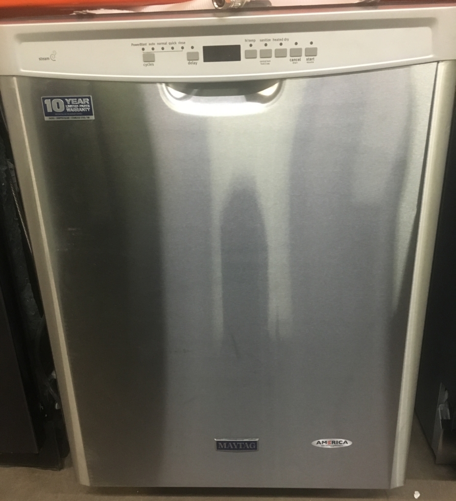 Large Images for Maytag Stainless 24″ BuiltIn Dishwasher w/Stainless Tub & PowerBlast Cycle, 1