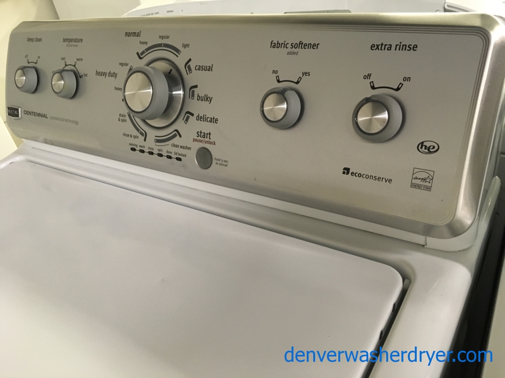 Large Images for Maytag Centennial 27″ Quality Refurbished TopLoad