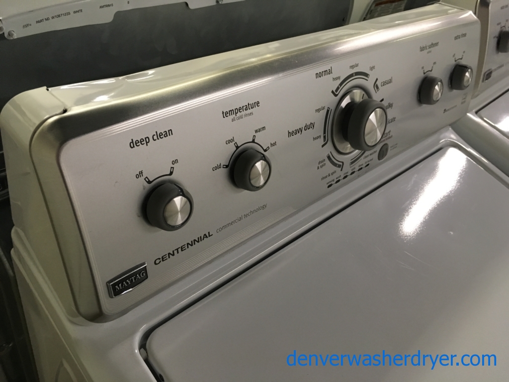 Large Images for Maytag Centennial 27″ Quality Refurbished TopLoad