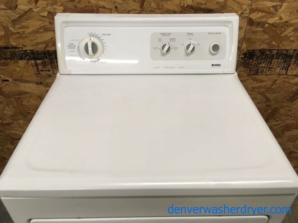 Heavy-Duty Kenmore Quality Refurbished Electric Dryer, 1-Year Warranty