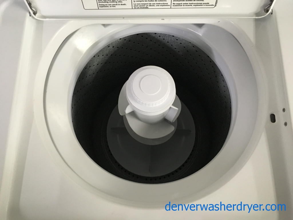 X-L Capacity Quality Refurbished Direct-Drive 27″ Whirlpool Top-Load Washer w/Agitator, 1-Year Warranty