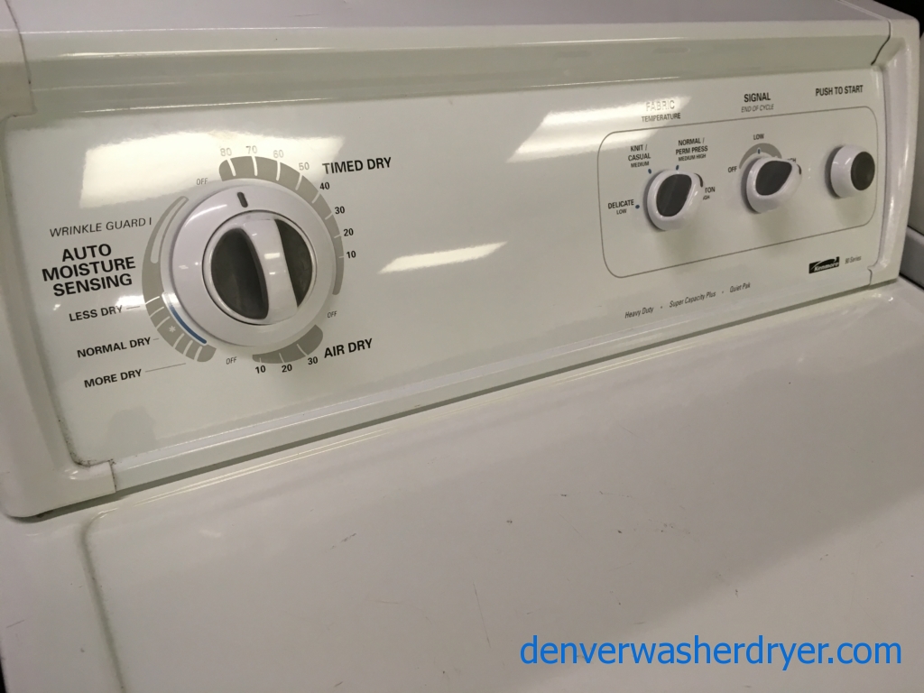 Heavy-Duty Direct-Drive Washer, Electric Dryer, Kenmore 90 Series Set, Built-To-Last, Quality Refurbished, 1-Year Warranty!