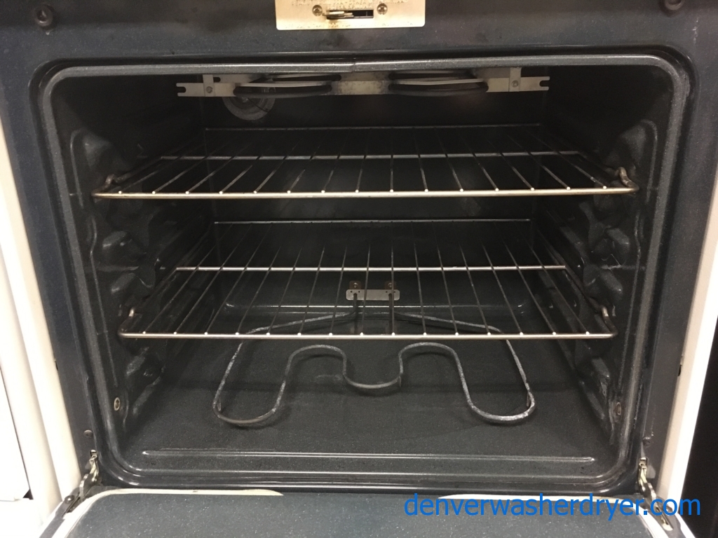 30″ GE Spectra Electric Coil-Top Range, 1-Year Warranty