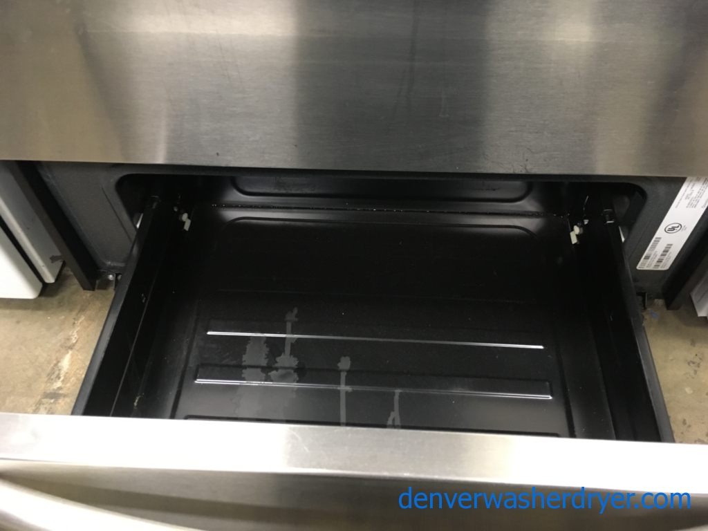 30″ Frigidaire Free-Standing Electric Glass-Top Range, 1-Year Warranty