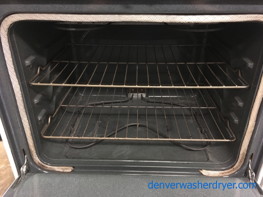 Whirlpool 30″ Free-Standing Electric Coil-Top Range, 1-Year Warranty