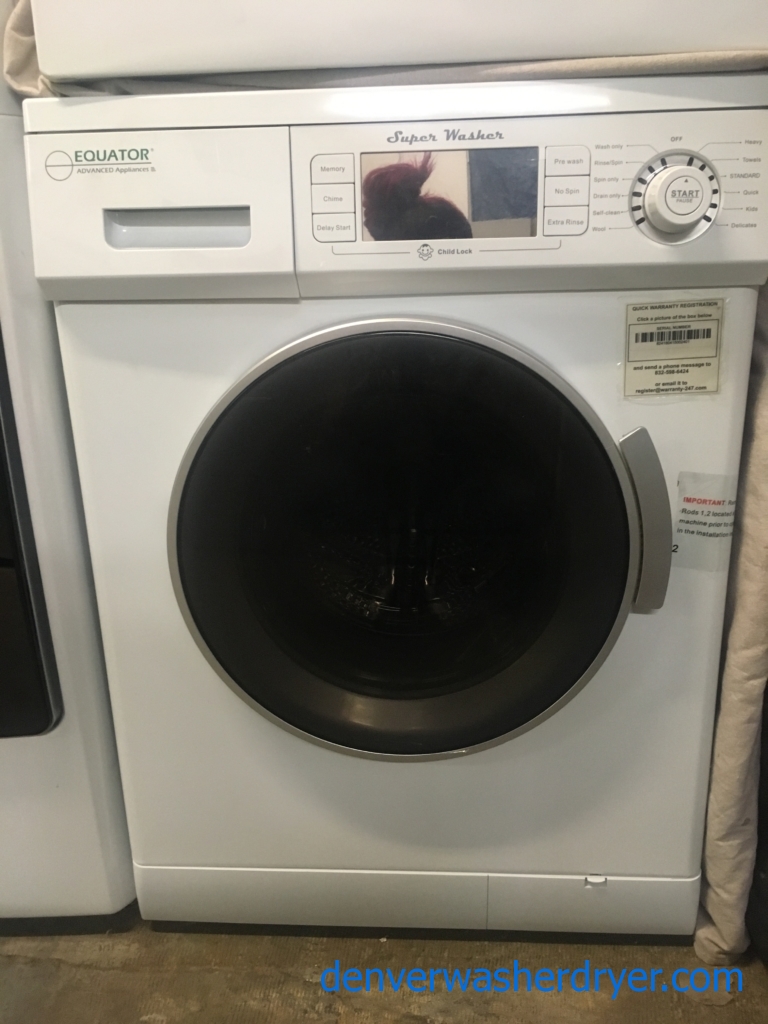 Brand-New 24″ Equator Front-Load Washer, 1-Year Warranty