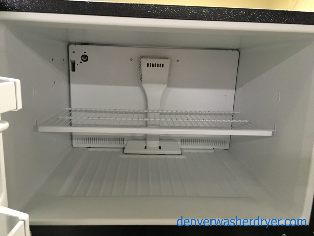 Large Images for (21 Cu. Ft.) Black Refrigerator by Whirlpool, TopMount, Clean, Perfectly