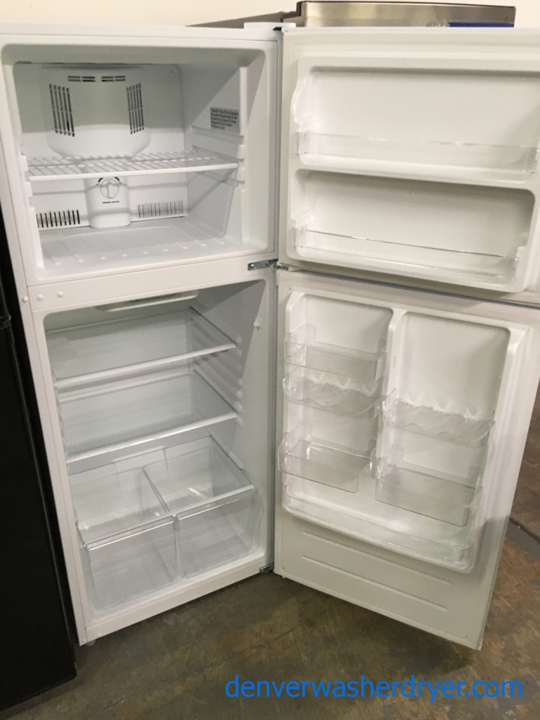 Insignia Top-Mount (9.9 Cu. Ft.) Refrigerator, 1-Year Warranty