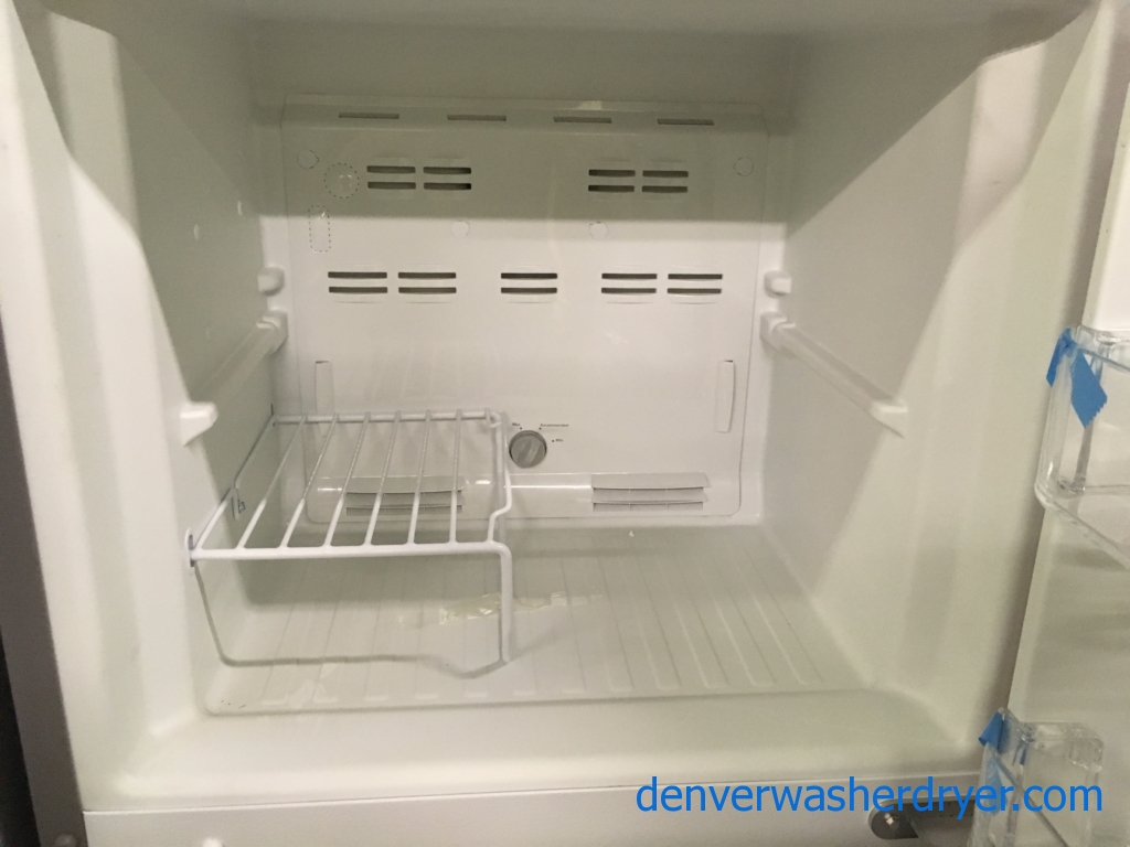 25″ BRAND-NEW Whirlpool Top-Freezer (10.7 Cu. Ft.) Refrigerator, 1-Year Warranty