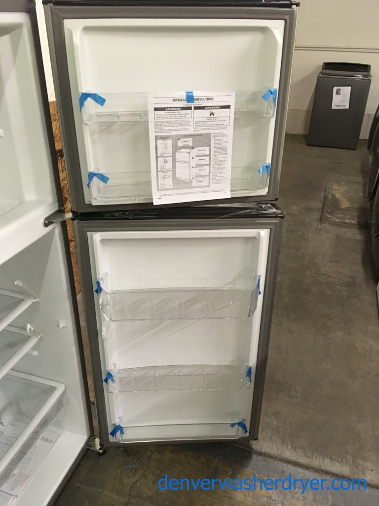 25″ BRAND-NEW Whirlpool Top-Freezer (10.7 Cu. Ft.) Refrigerator, 1-Year Warranty