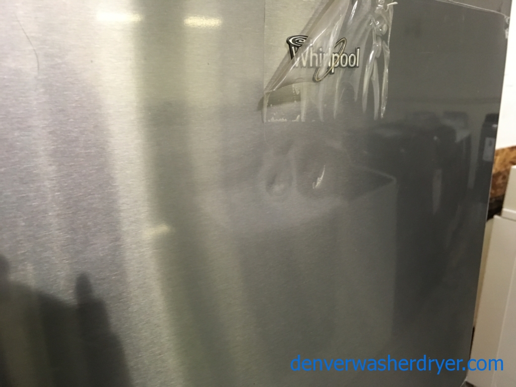 25″ BRAND-NEW Whirlpool Top-Freezer (10.7 Cu. Ft.) Refrigerator, 1-Year Warranty