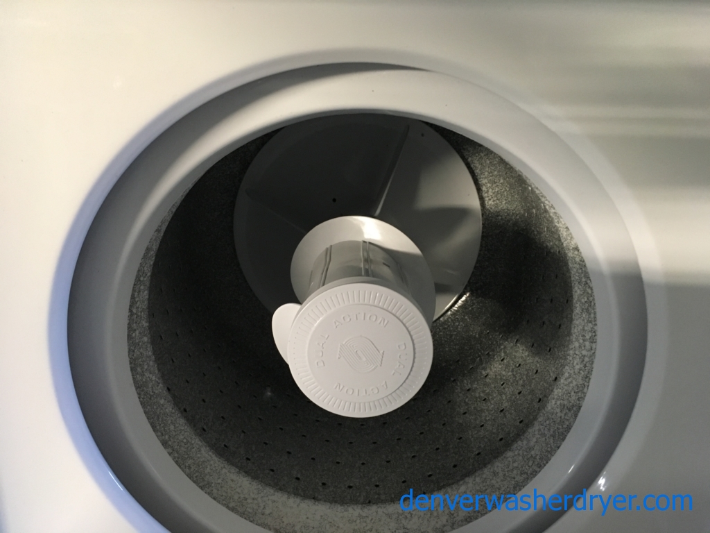 24″ Heavy-Duty Quality Refurbished Kenmore Unitized Laundry Center, 1-Year Warranty