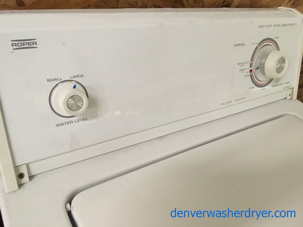 Quality Refurbished Roper Direct-Drive Washer, 1-Year Warranty