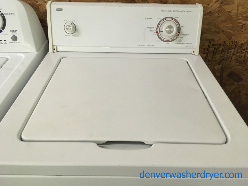 Quality Refurbished Roper Direct-Drive Washer, 1-Year Warranty