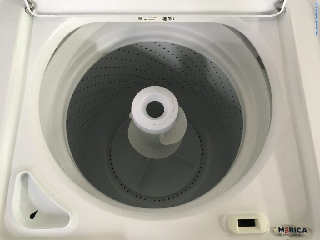 Quality Refurbished Whirlpool Top-Load Washer with Agitator & Load-Size Selector, 1-Year Warranty