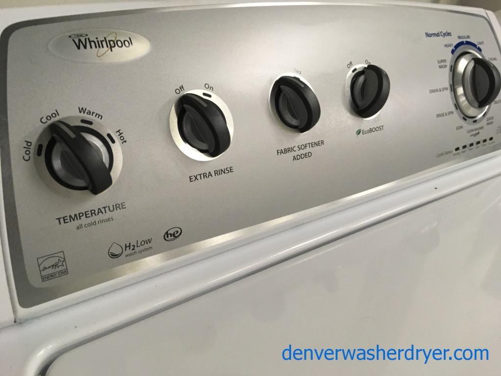 Quality Refurbished Whirlpool Top-Load Washer, 1-Year Warranty