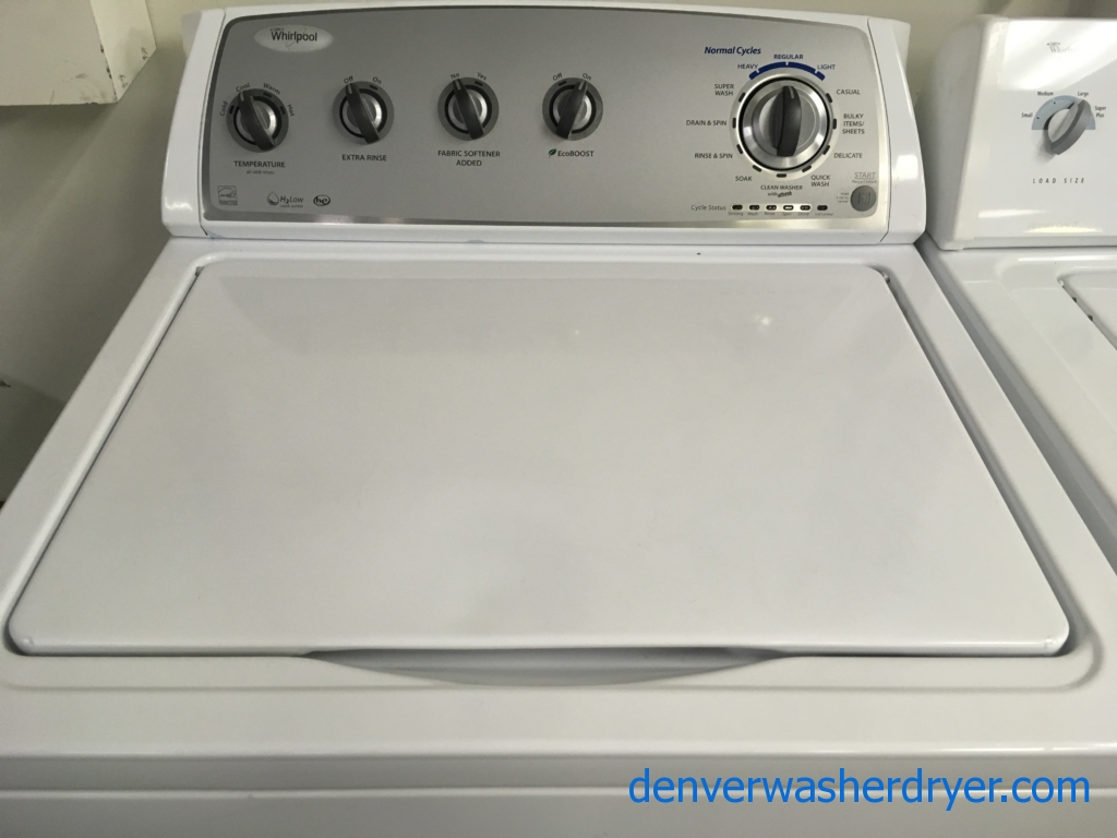 Quality Refurbished Whirlpool Top-Load Washer, 1-Year Warranty