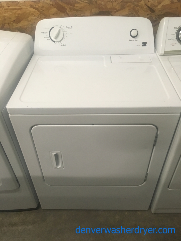 Quality Refurbished Kenmore Electric Dryer, 6-Month Warranty