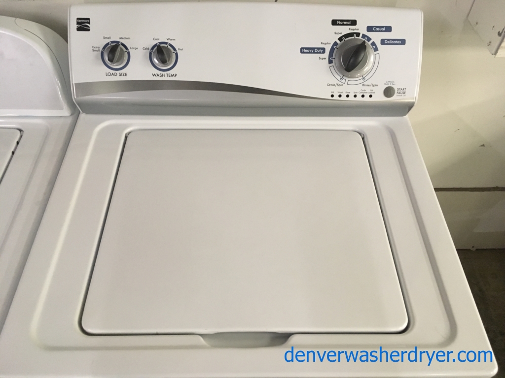 Full-Size Kenmore Washing Machine, Agitator, Quality Refurbished, 1-Year Warranty