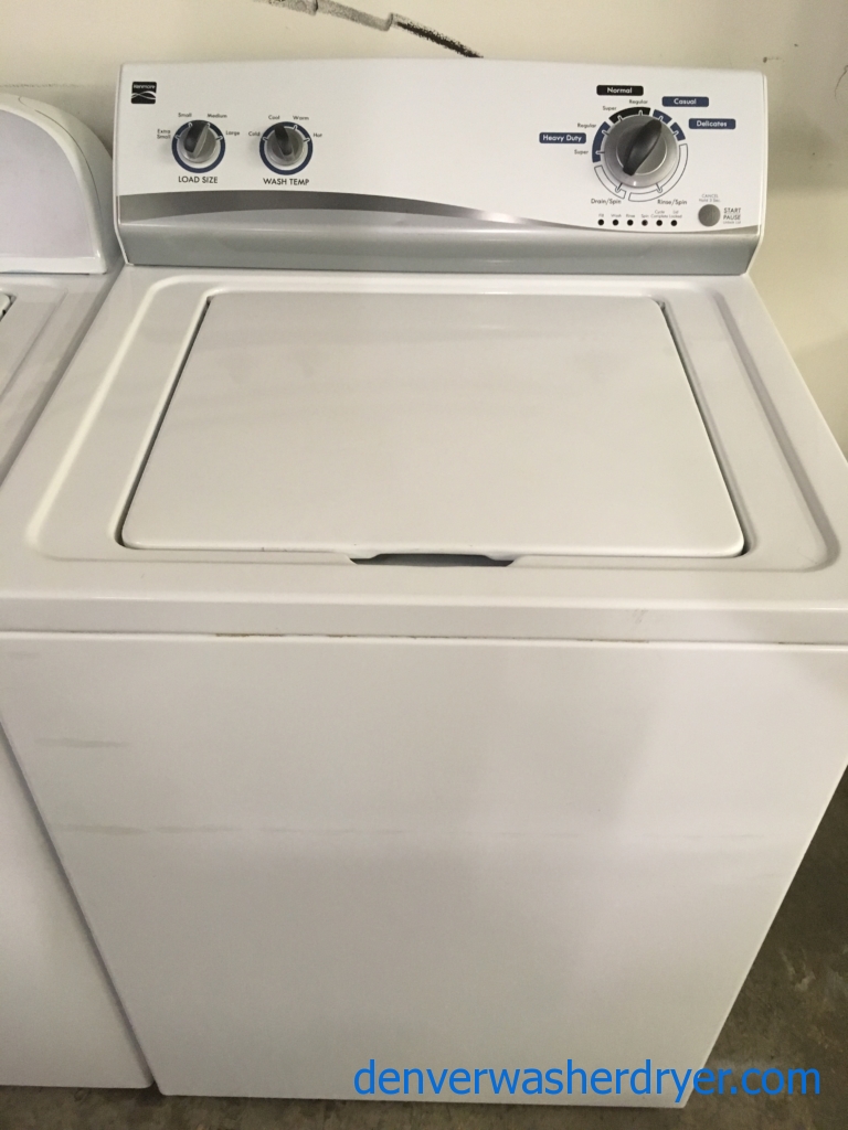 Full-Size Kenmore Washing Machine, Agitator, Quality Refurbished, 1-Year Warranty