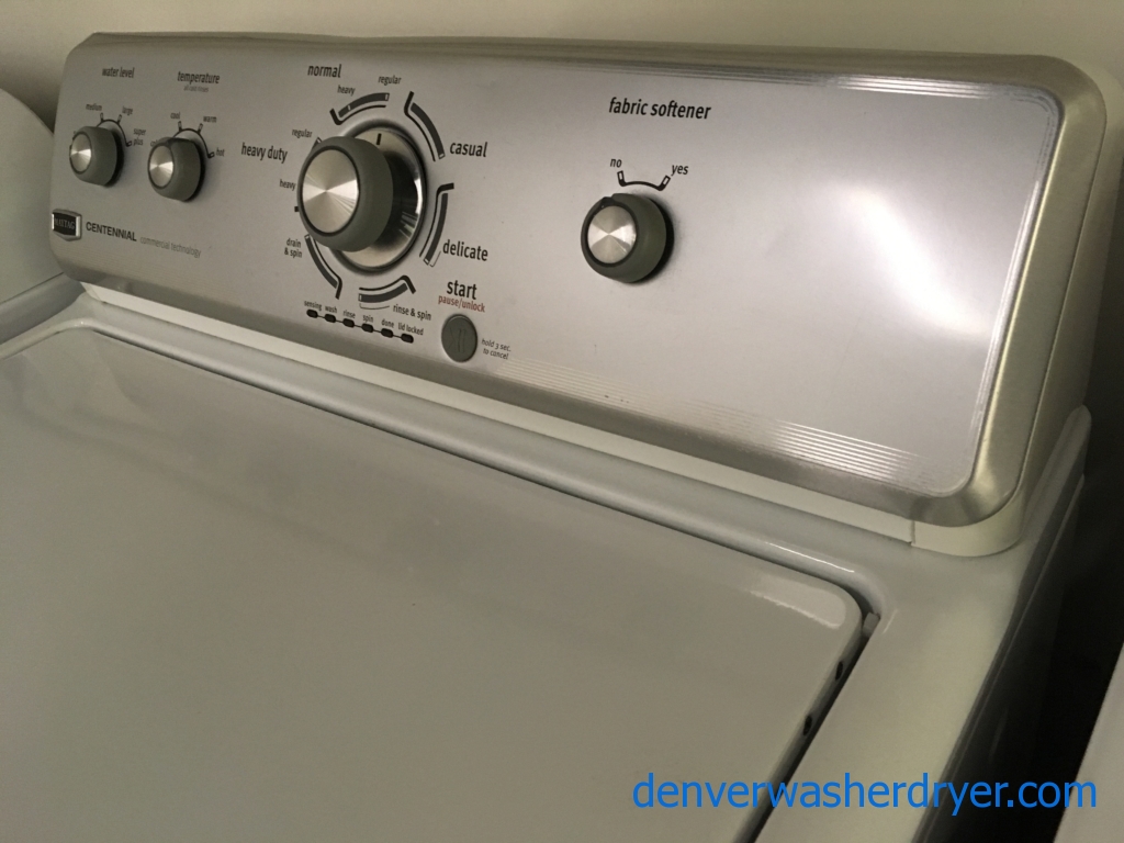 Top-Load Maytag Washing Machine with Agitator, Commercial Technology, Quality Refurbished, 1-Year Warranty!