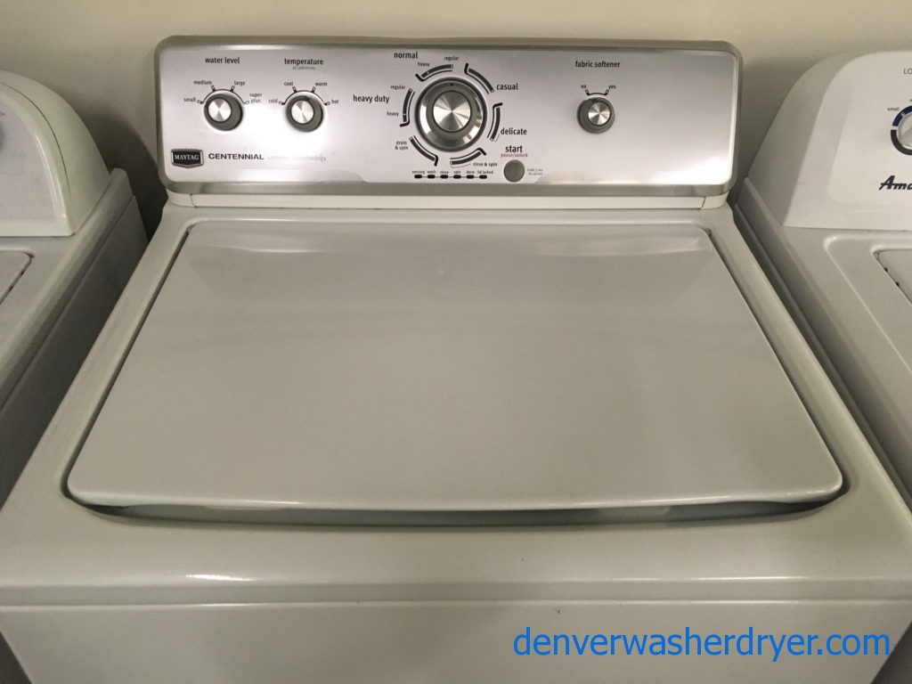 Large Images for TopLoad Maytag Washing Machine with Agitator