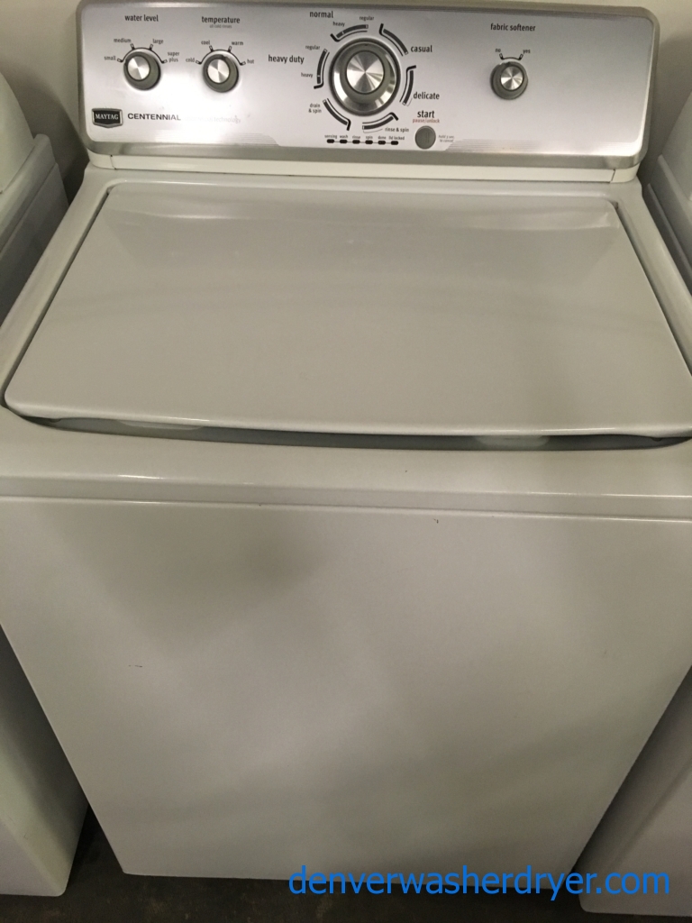 Top-Load Maytag Washing Machine with Agitator, Commercial Technology, Quality Refurbished, 1-Year Warranty!