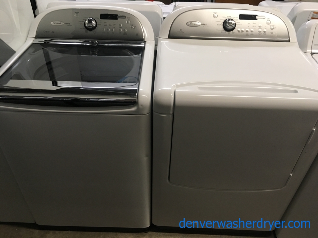 Direct-Drive HE Whirlpool Laundry Set, *GAS*, Quality Refurbished, 1-Year Warranty!