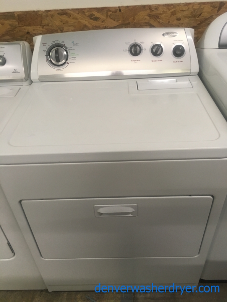 Large Images for 29″ Quality Refurbished Whirlpool Electric Dryer, 1