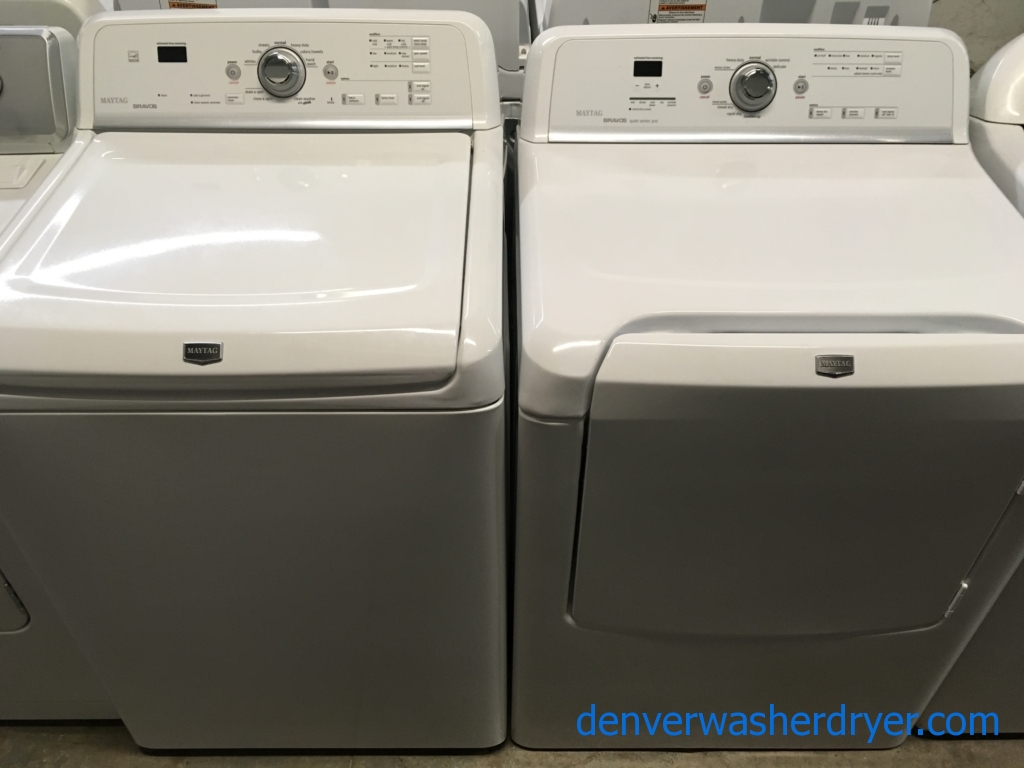 Marvelous Maytag Direct-Drive HE Washer, Electric Dryer, Quality Refurbished, 1-Year Warranty!