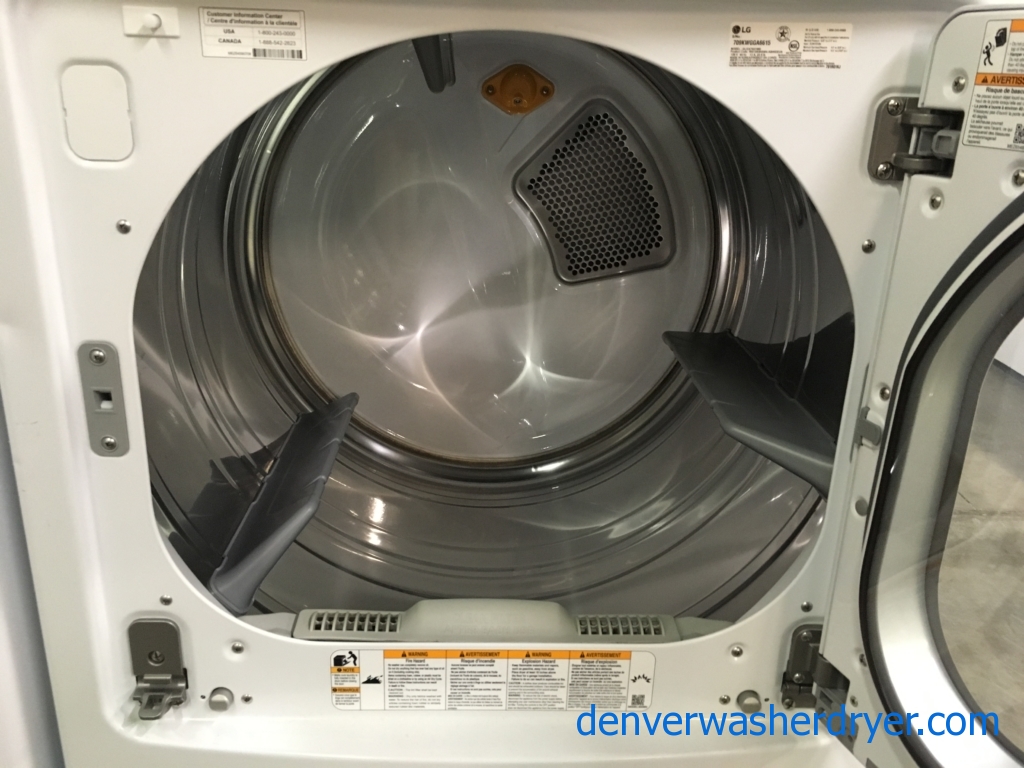Brand New LG Top-Load HE Direct-Drive Washer, *GAS* HE Dryer, Mega Capacity, 1-Year Warranty