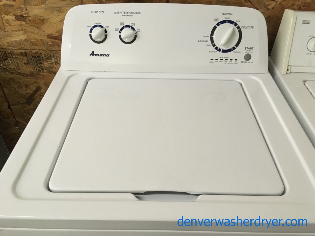 Large Images for Sweet Amana(Maytag) Washing Machine, TopLoad, Full