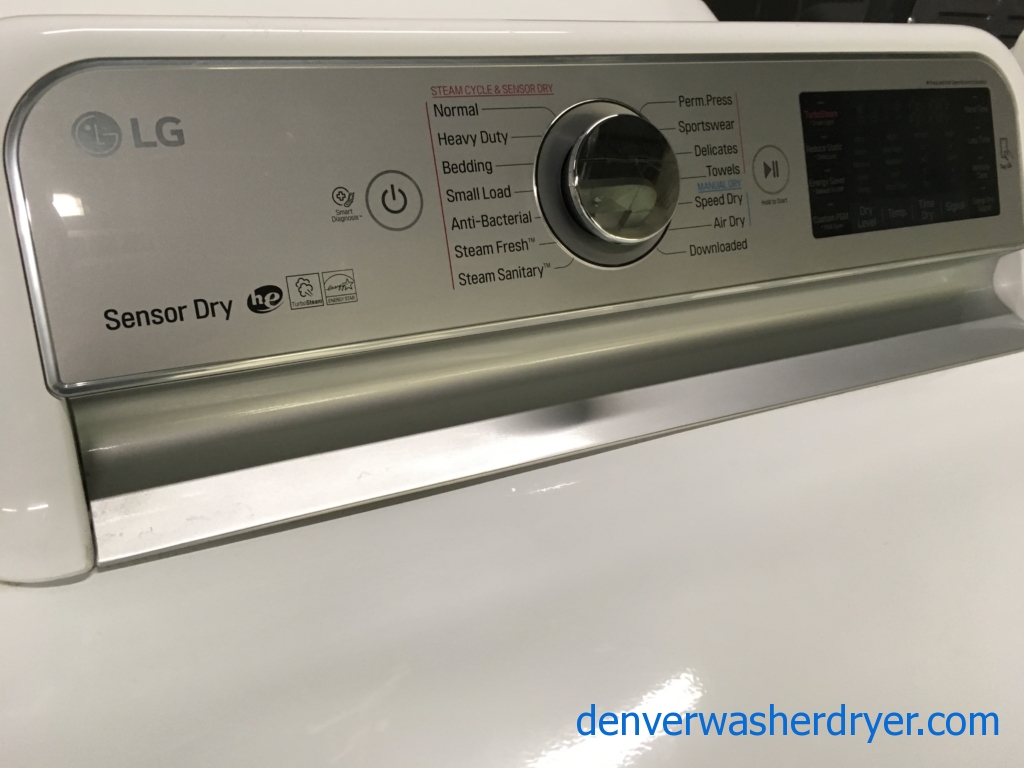 Brand New LG Top-Load HE Direct-Drive Washer, *GAS* HE Dryer, Mega Capacity, 1-Year Warranty