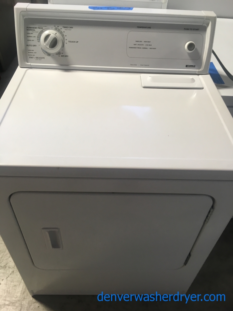 Single Electric Dryer, 29″ Kenmore, Quality Refurbished, 1-Year Warranty