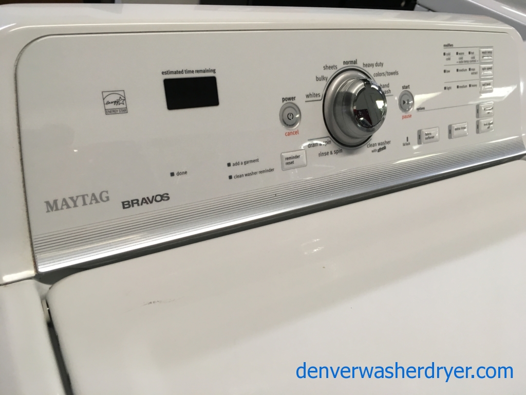 Marvelous Maytag Direct-Drive HE Washer, Electric Dryer, Quality Refurbished, 1-Year Warranty!