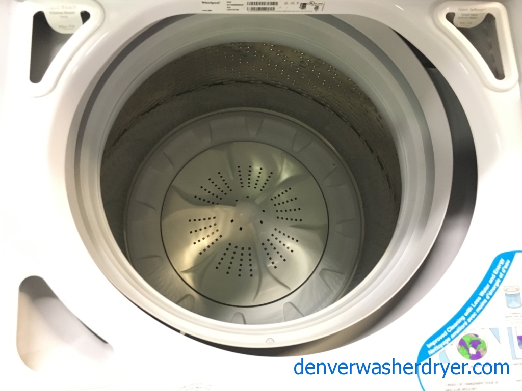 Large Images for Perfect Whirlpool Cabrio Platinum Washer/Dryer Set, HE