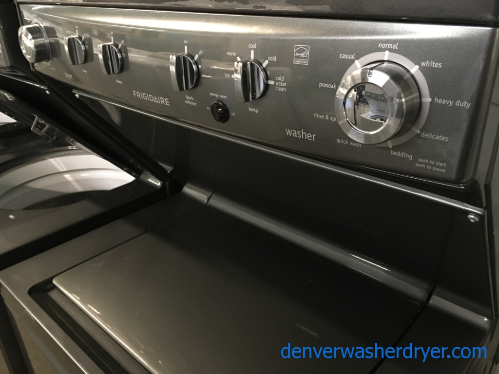 Full-Sized, 27″, Unitized, HE, Slate, 220V, Frigidaire Stacker, Quality Refurbished, 1-Year Warranty!