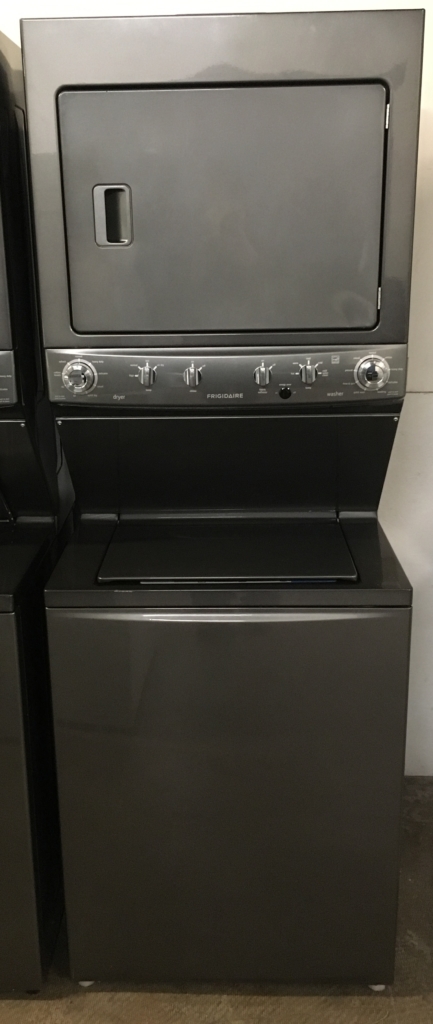 Full-Sized, 27″, Unitized, HE, Slate, 220V, Frigidaire Stacker, Quality Refurbished, 1-Year Warranty!