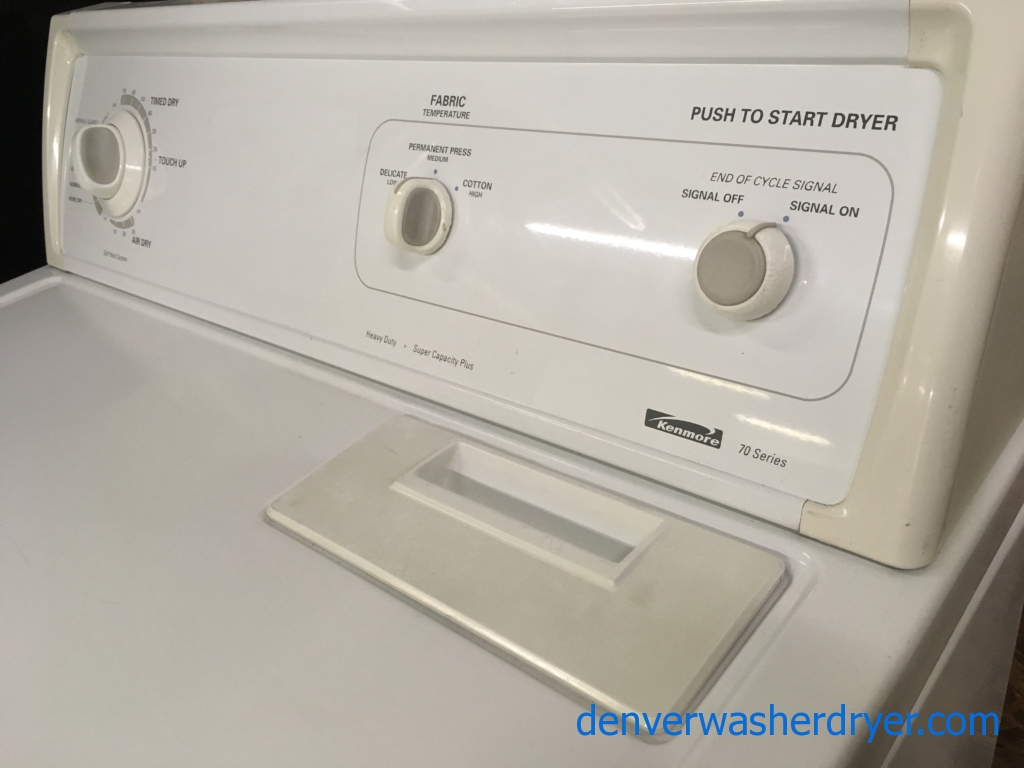 Large Images for HeavyDuty, Super Capacity, 220V, Kenmore 70 Series