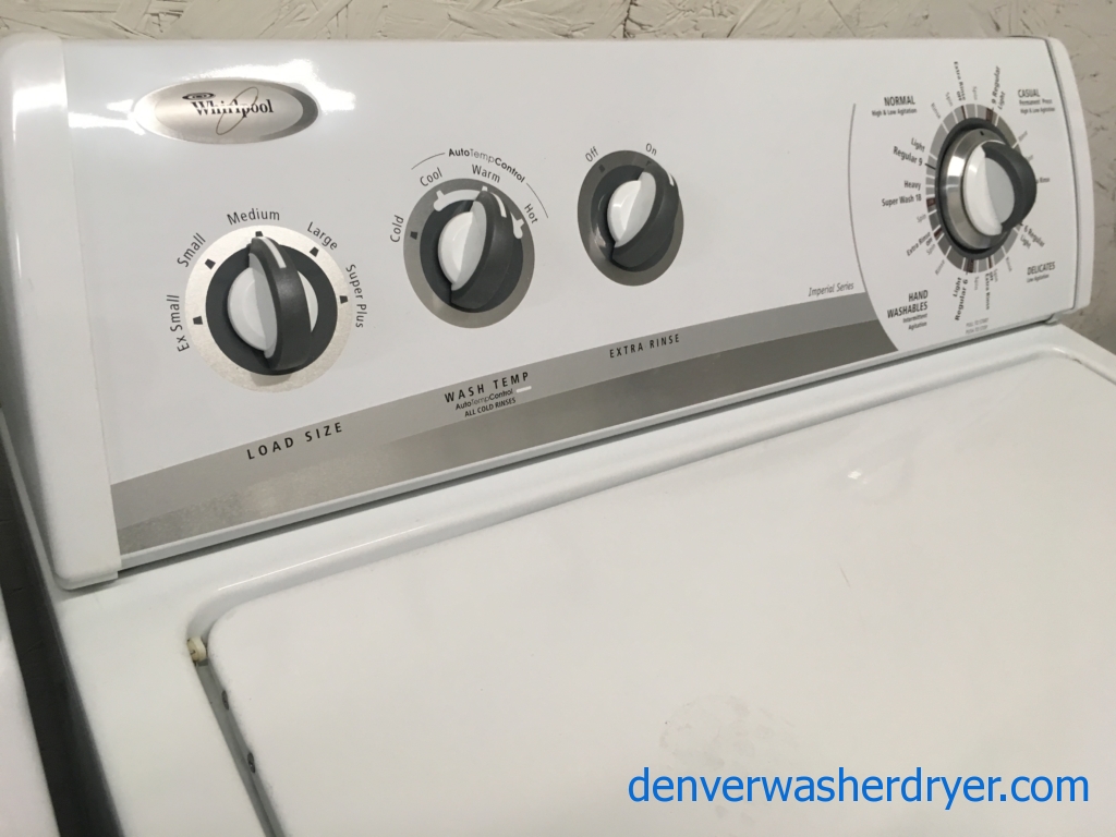 Wonderful Whirlpool Direct-Drive Washer, Heavy-Duty, Super Capacity Quality Refurbished, 1-Year Warranty!
