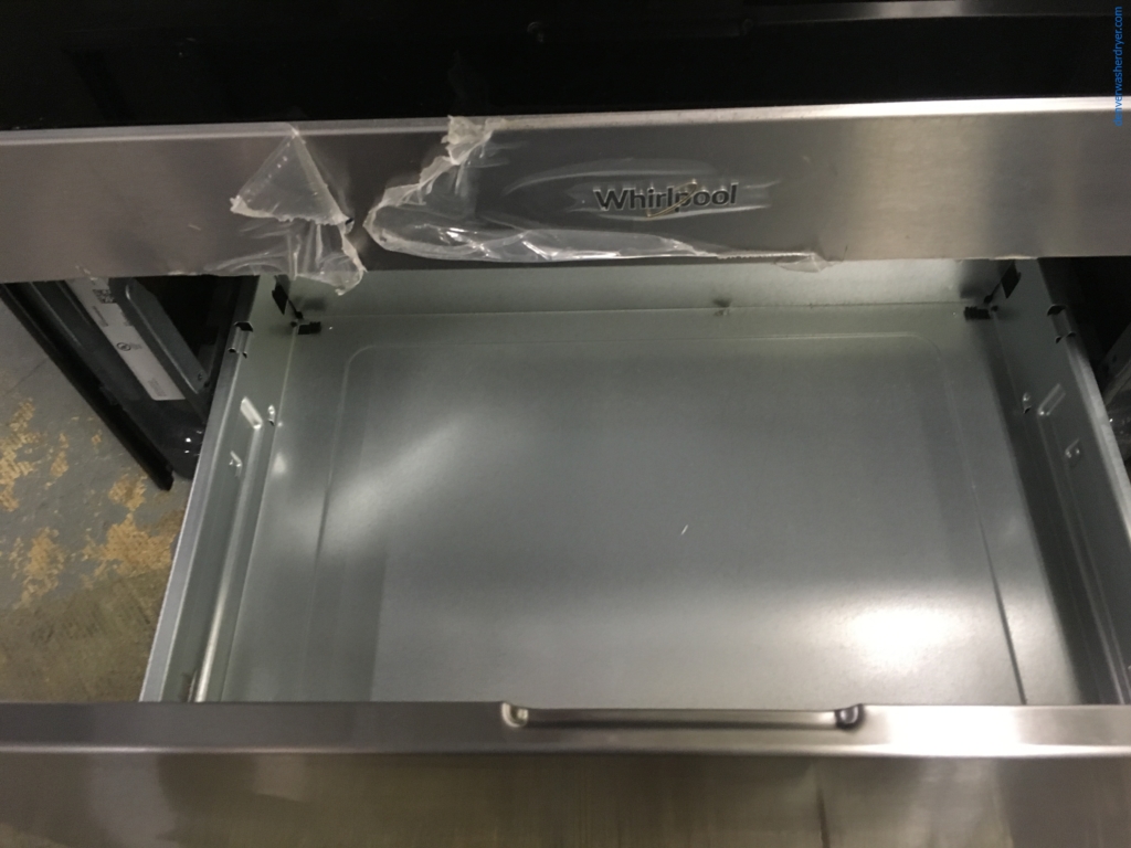 New! Whirlpool Glass-Top 30″ Stainless Electric Range, 1-Year Warranty!