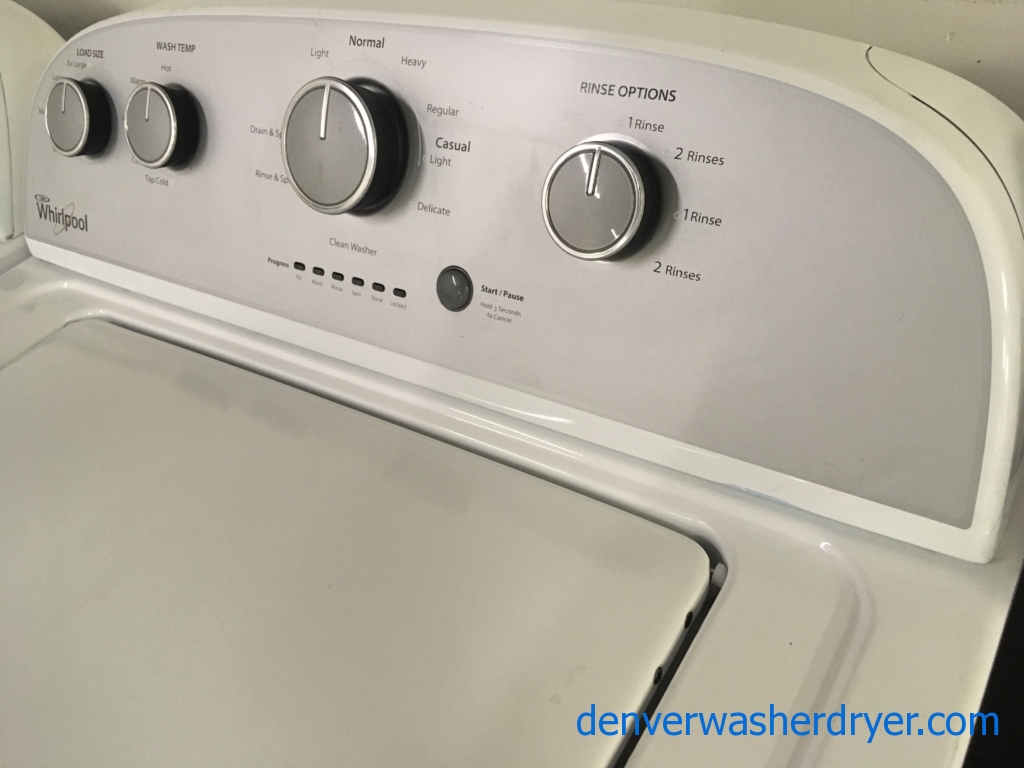 Whirlpool Full-Size Washer, Agitator, Quality Refurbished, 1-Year Warranty!