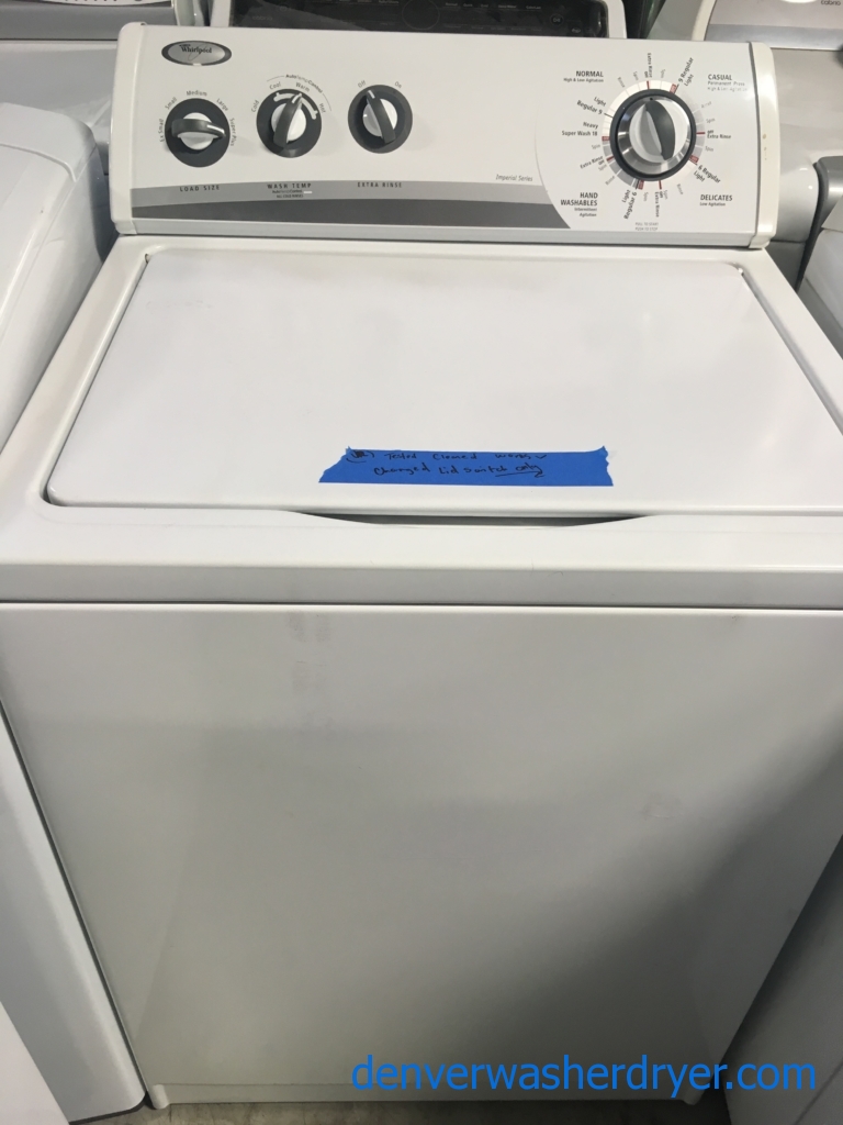 Heavy-Duty Direct-Drive Whirlpool Washer